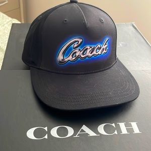 Coach cap hat SnapBack graffiti logo